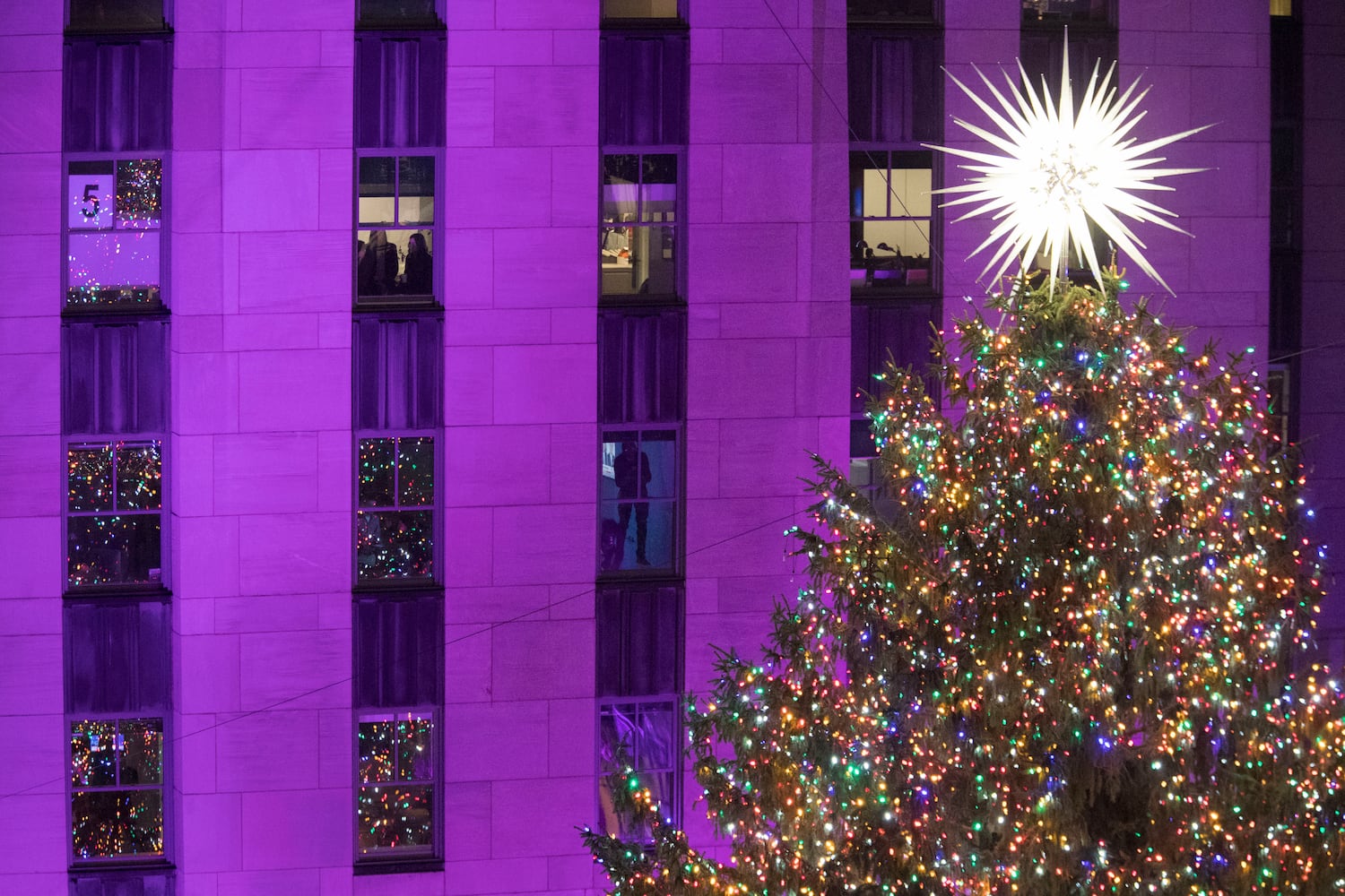 Photos: Rockefeller Center Christmas Tree Lighting 2018