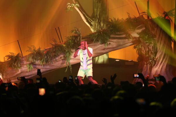 Rapper Tyler the Creator entertained his fans Saturday night, February 10, 2018, at the Infinite Energy Arena.Robb Cohen Photography & Video /RobbsPhotos.com