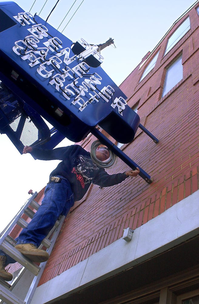 Atlanta's history in neon: Ebenezer Baptist Church