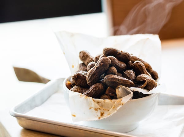 420 Boiled Peanuts at the SweetWater Taproom. CONTRIBUTED BY HENRI HOLLIS