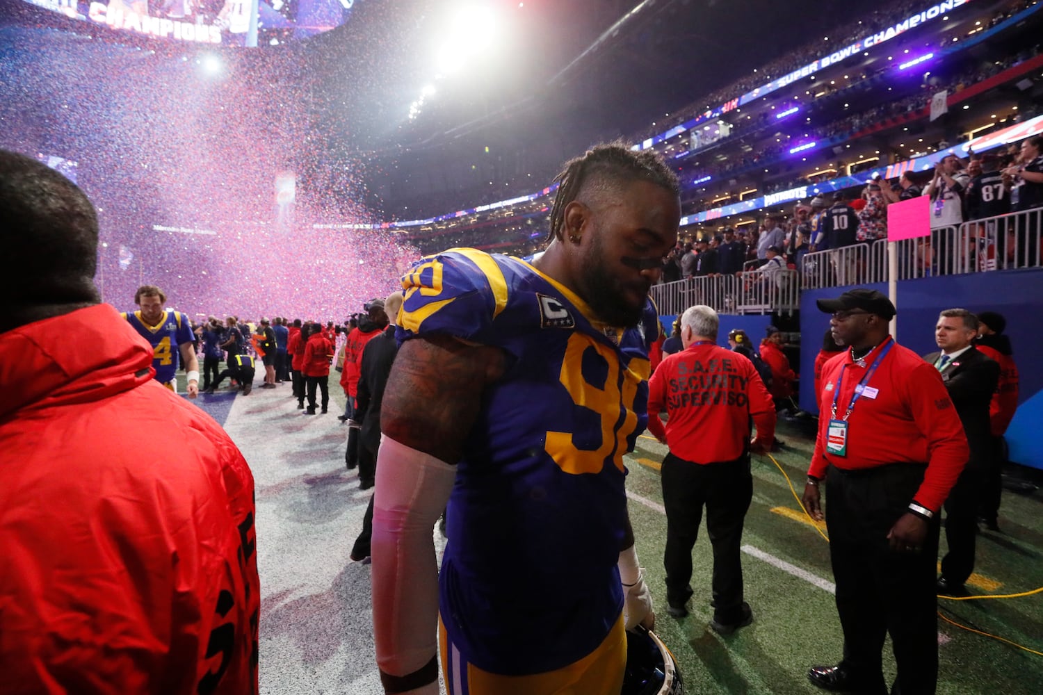 Photos: Celebration and dejection at the Super Bowl