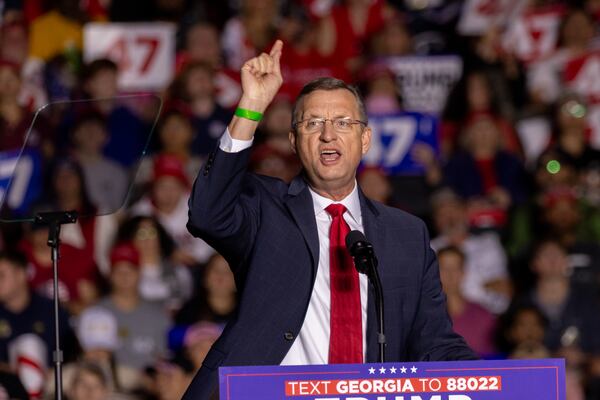 Former U.S. Rep. Doug Collins has been nominated to lead the Department of Veterans Affairs. (Arvin Temkar/AJC 2024)