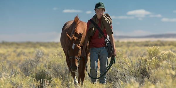 Charlie Plummer plays a boy who bonds with a horse in “Lean on Pete.” CONTRIBUTED BY ATLANTA FILM FESTIVAL