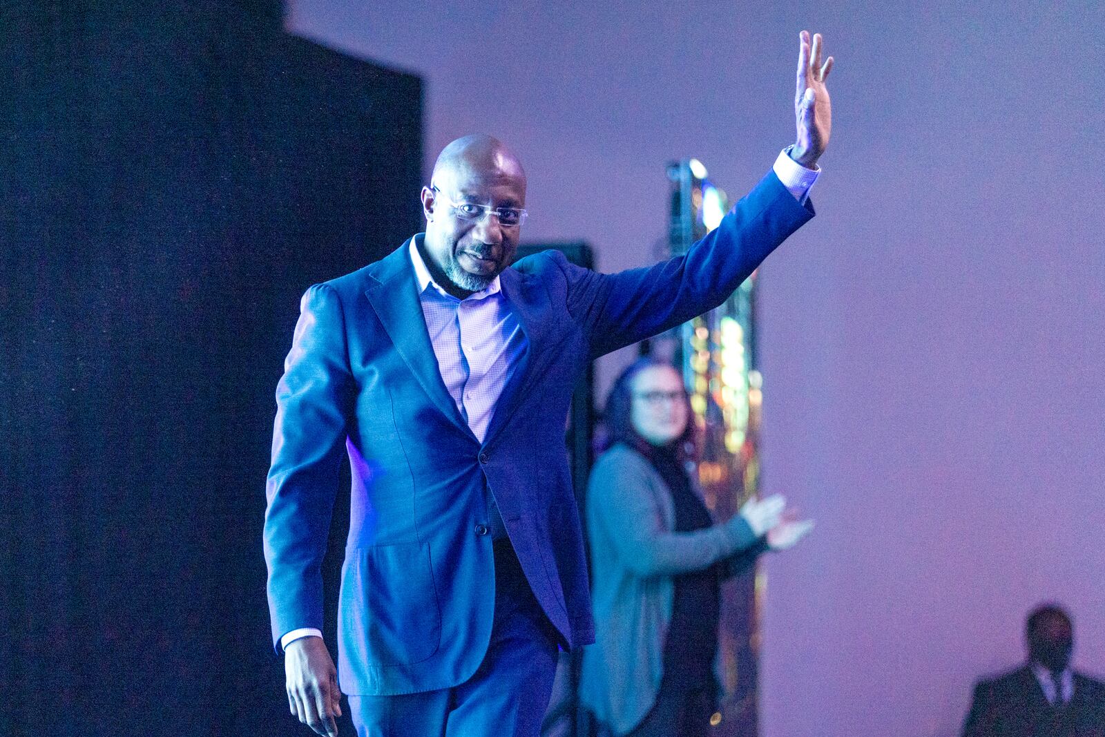 Georgia U.S. Sen. Raphael Warnock speaks at the Democratic Party of Georgia’s State Convention in Columbus on Saturday, August 27, 2022. (Photo: Steve Schaefer / steve.schaefer@ajc.com)