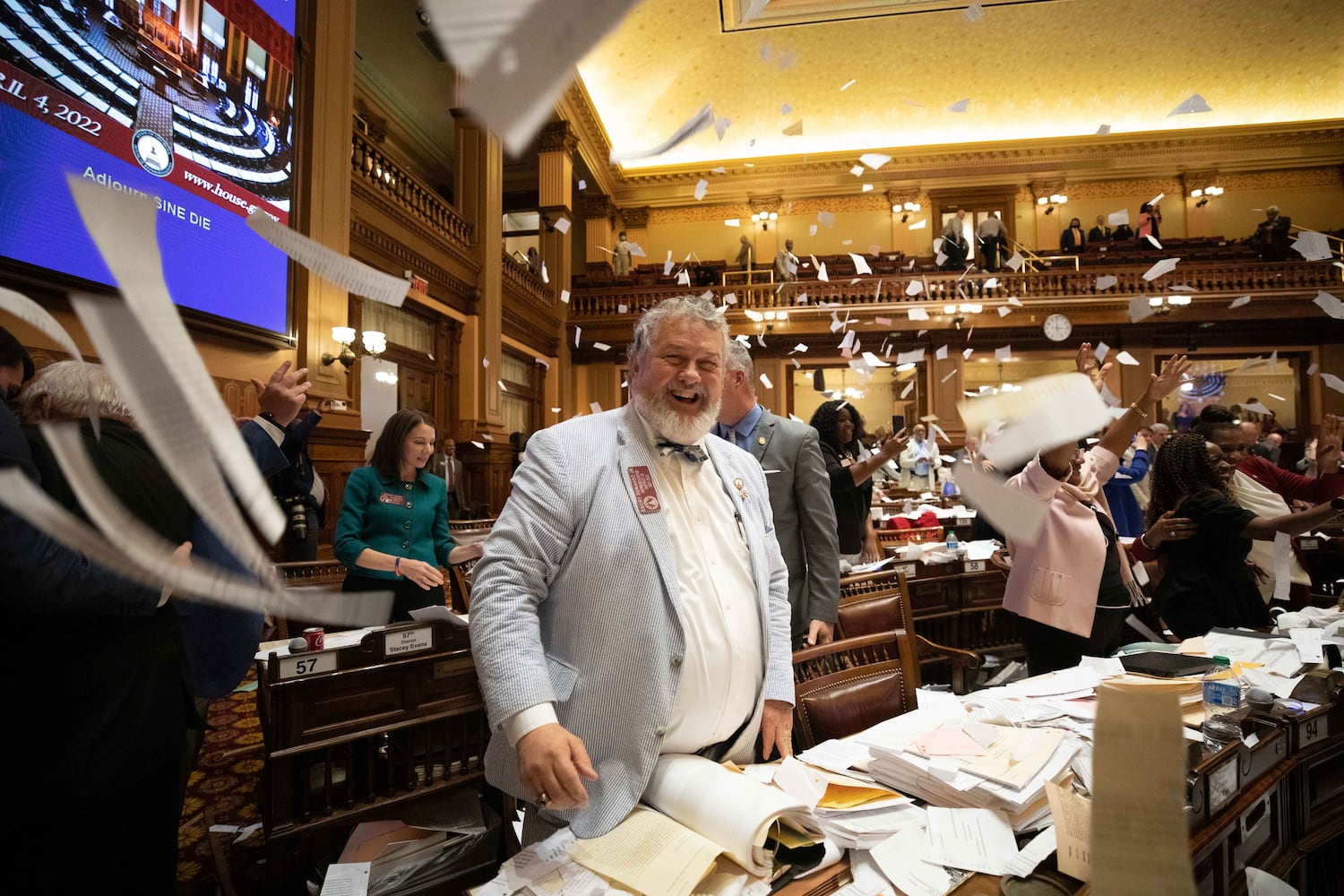 Georgia legislature, general assembly, senate, house, sine die, 