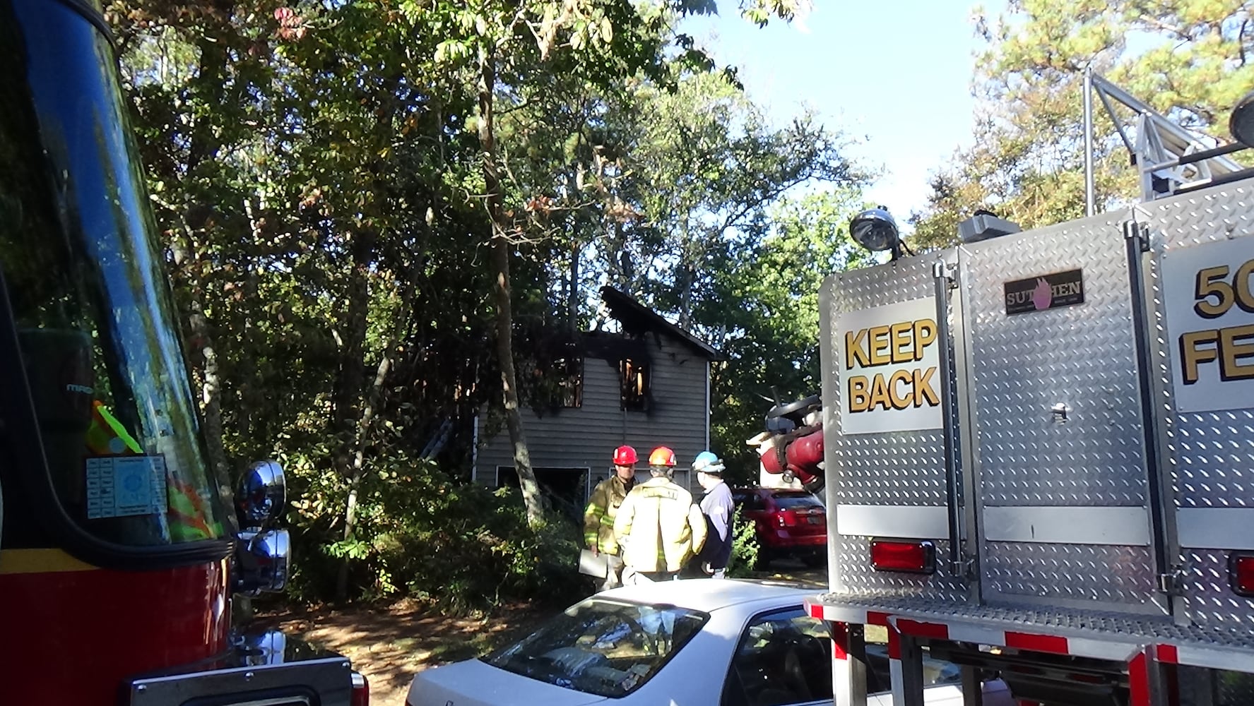 Deadly house fire in Gwinnett County, Oct. 23 2016