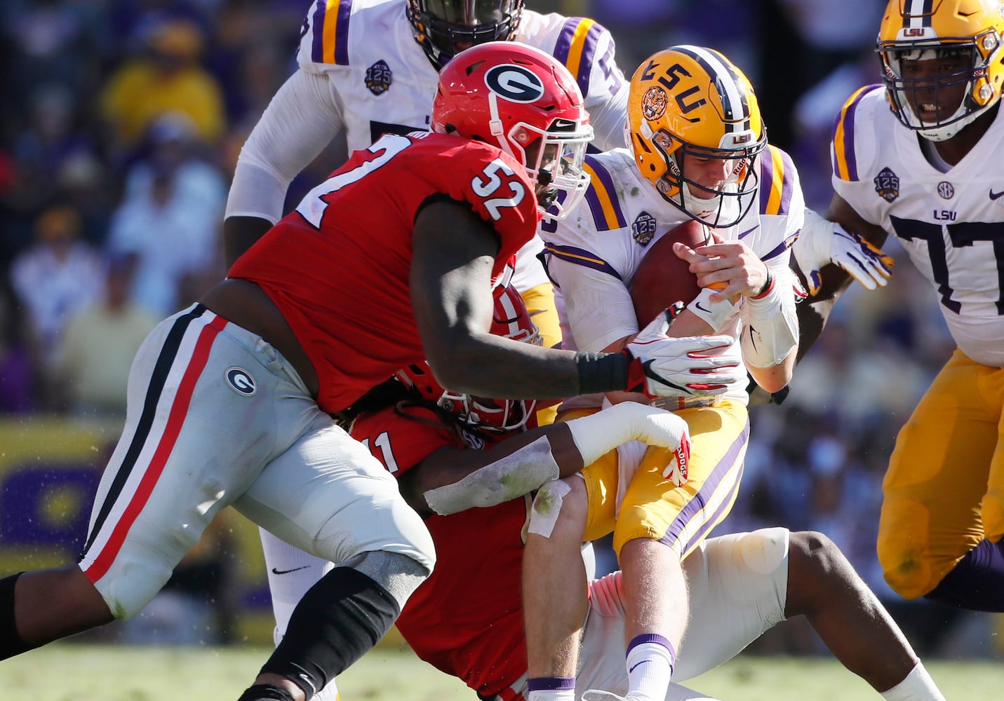 Photos: Bulldogs get big SEC test from LSU