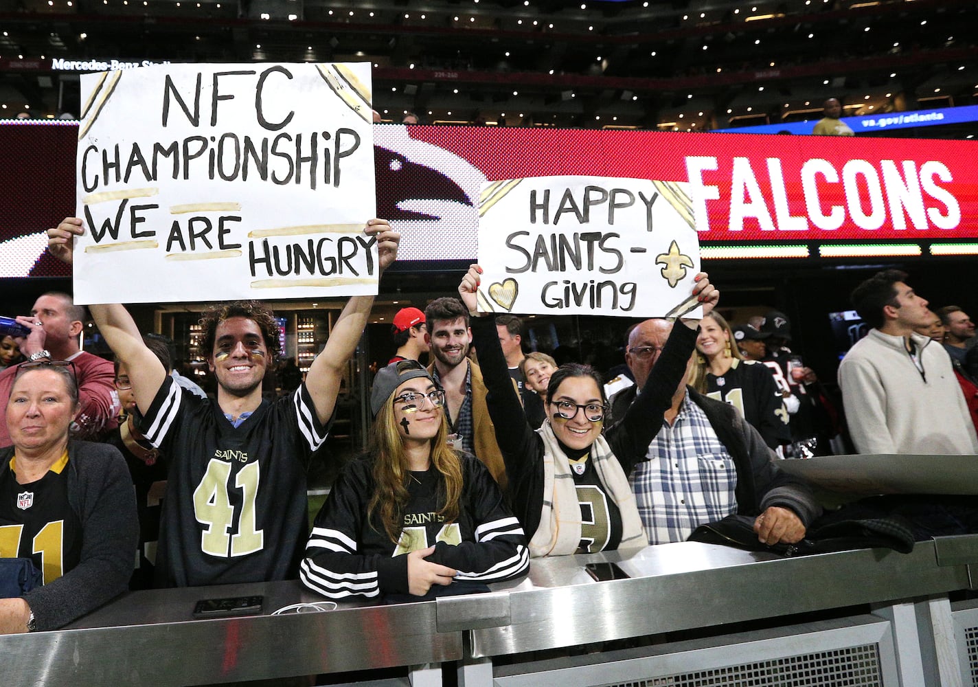 Photos: Falcons seek another win over the Saints