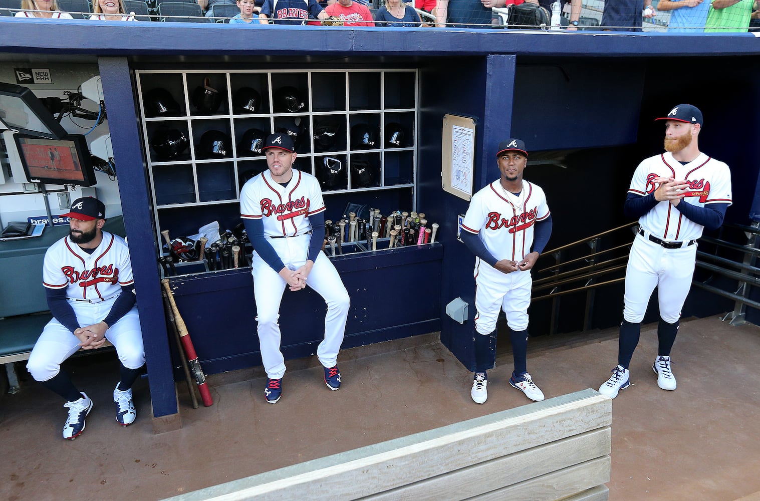 Photos: Braves’ All-Stars come home