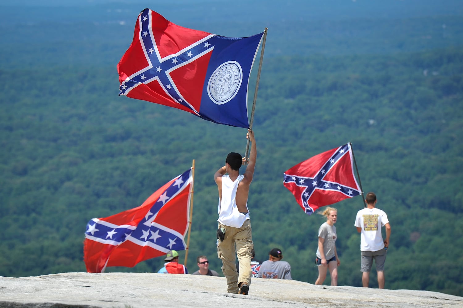 Confederate flag rally