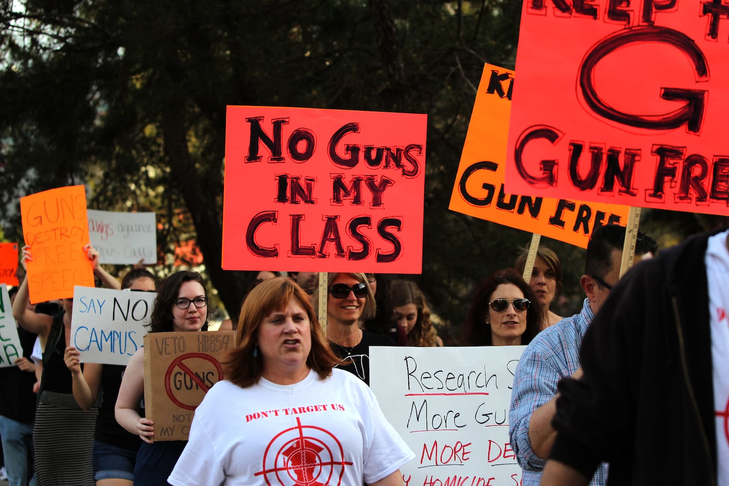 Campus Carry protest at UGA