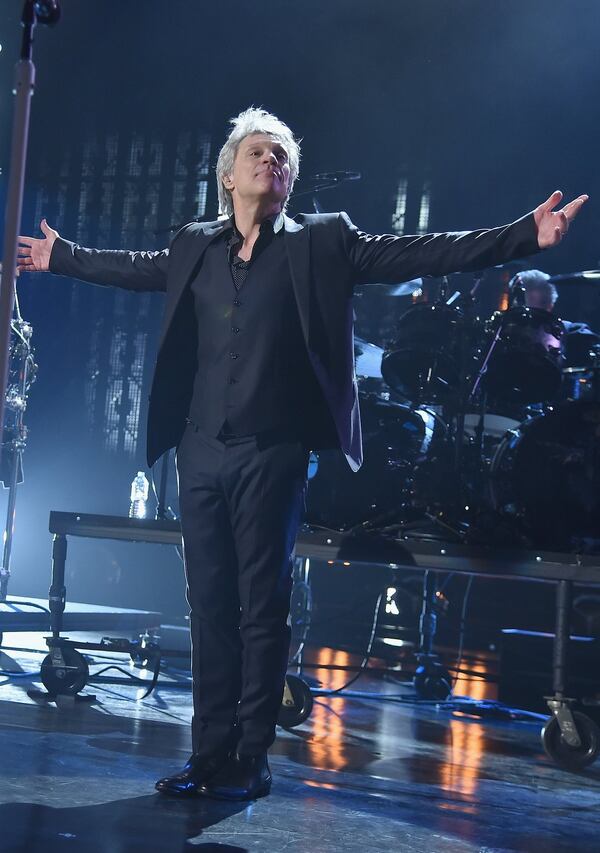  Bon Jovi perfroms during the 33rd Annual Rock & Roll Hall of Fame Induction Ceremony on April 14, 2018 in Cleveland. Photo: Theo Wargo/Getty Images