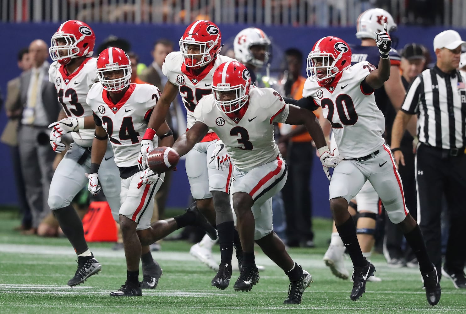 Photos: Georgia handles Auburn in rematch, wins SEC title