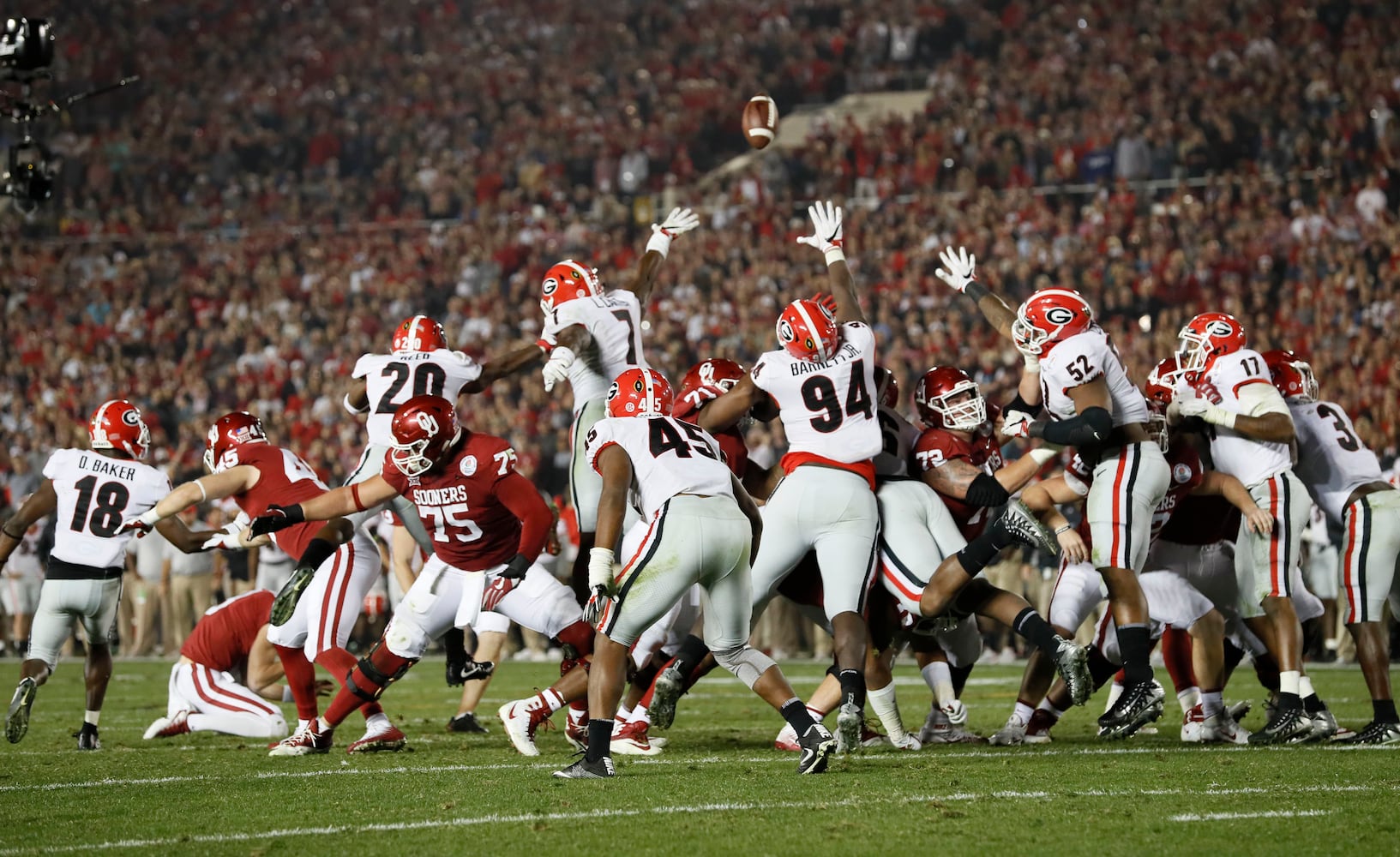 Photos: Bulldogs outlast Sooners in Rose Bowl