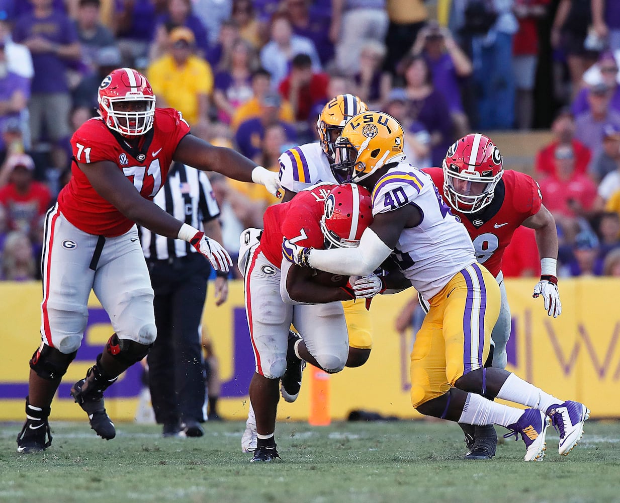 Photos: Bulldogs are humbled by LSU