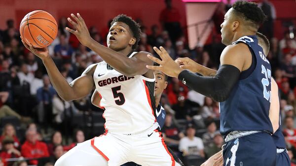 Georgia’s Anthony Edwards is the nation’s top-scoring freshman at 19.1 points per game.