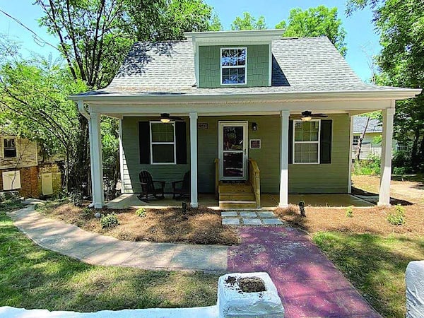 Nonprofit CHRIS 180 and city officials for created a new home for Deborah Glover. (Photos Courtesy of CHRIS 180)