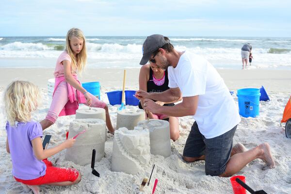 Go beyond the basic pail-and-shovel creation by signing up the whole family for a course at Sand Castle University. Contributed by Gulf Shores & Orange Beach Tourism