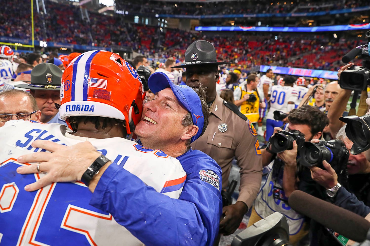 Photos: Florida beats Michigan in Chick-fil-A Peach Bowl