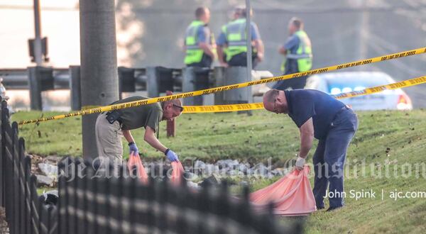 A body was recovered from a ravine about 15 yards from Buford Highway.