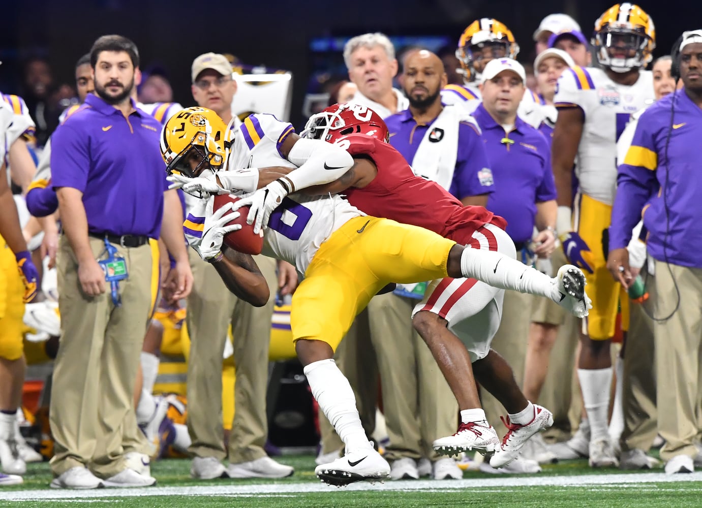 Photos: LSU, Oklahoma meet in Peach Bowl in Atlanta