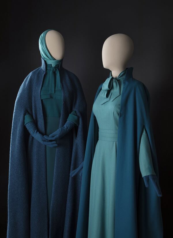 “Dressing for Dystopia” at SCAD FASH Museum of Fashion + Film features more than 40 garments from the Emmy- and Golden Globe-winning television series “The Handmaid’s Tale.” CONTRIBUTED BY CHIA CHONG / SCAD FASH MUSEUM OF FASHION + FILM