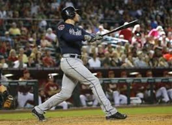 Freddie Freeman snapped a 17-game homer drought with this solo shot at Arizona on Sunday. Now he'll face the team he's had his most success against, the Rockies. (AP photo)