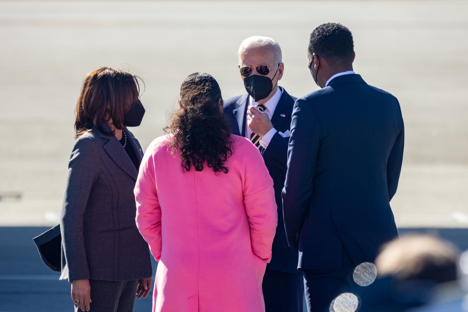 Biden & Harris Air Force One Arrival