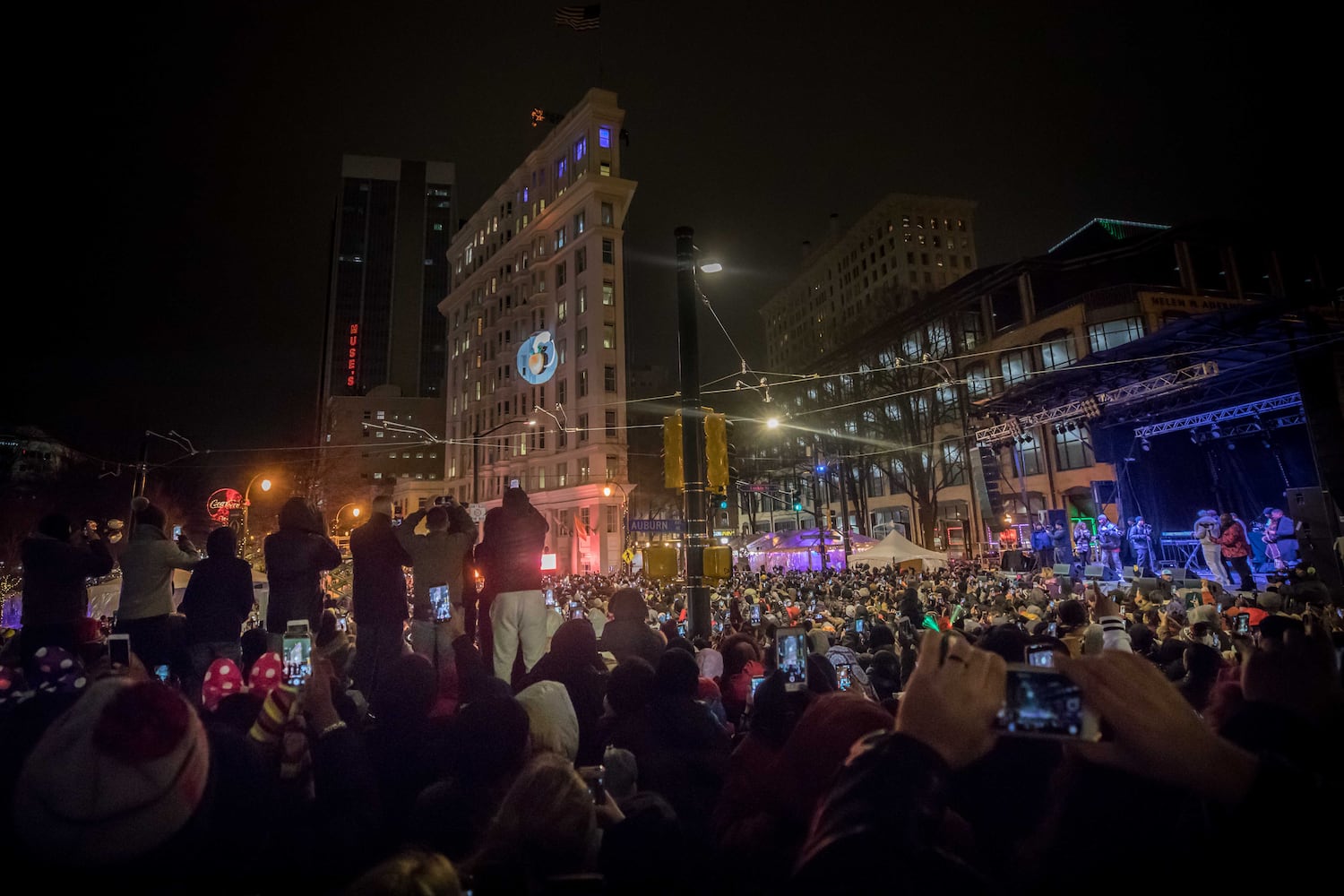 Photos: Atlanta rings in the new year