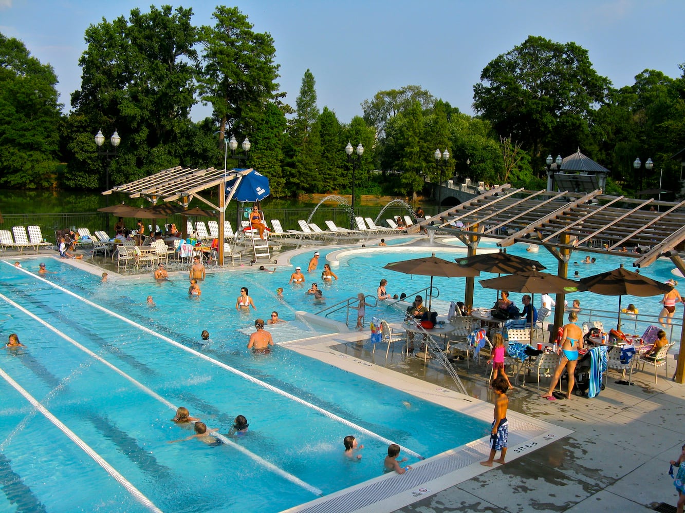 Swim-in movie event at Piedmont Park