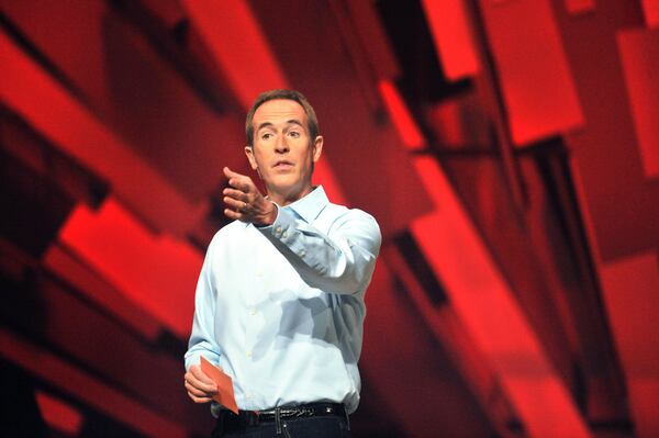 The Rev. Andy Stanley at North Point Community Church in Alpharetta. Hyosub Shin, hshin@ajc.com