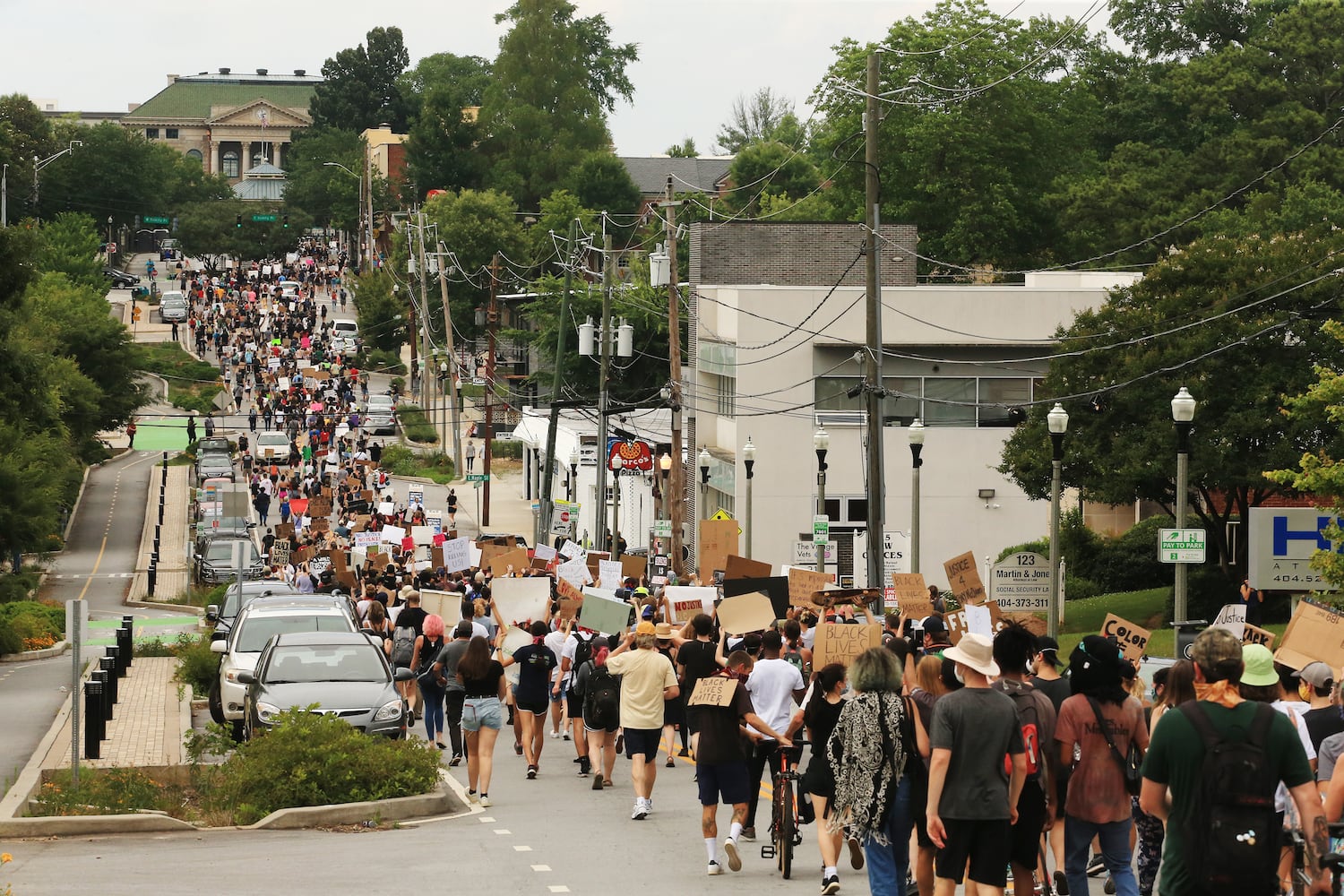 PHOTOS: Protesters gather across metro Atlanta