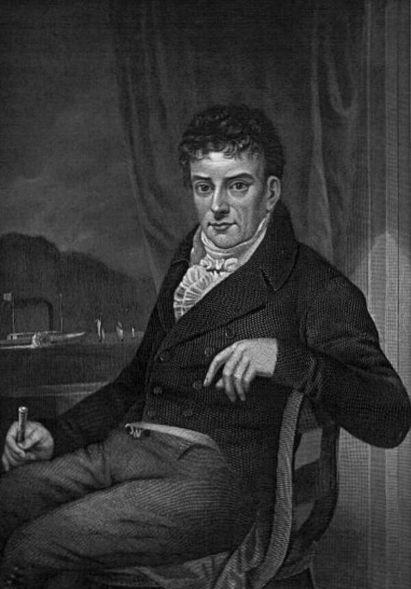 Fulton County, Ga., is named for steamboat inventor Robert Fulton -- or it's not. Either way, he doesn’t look too happy about it all, does he? PHOTO: LIBRARY OF CONGRESS