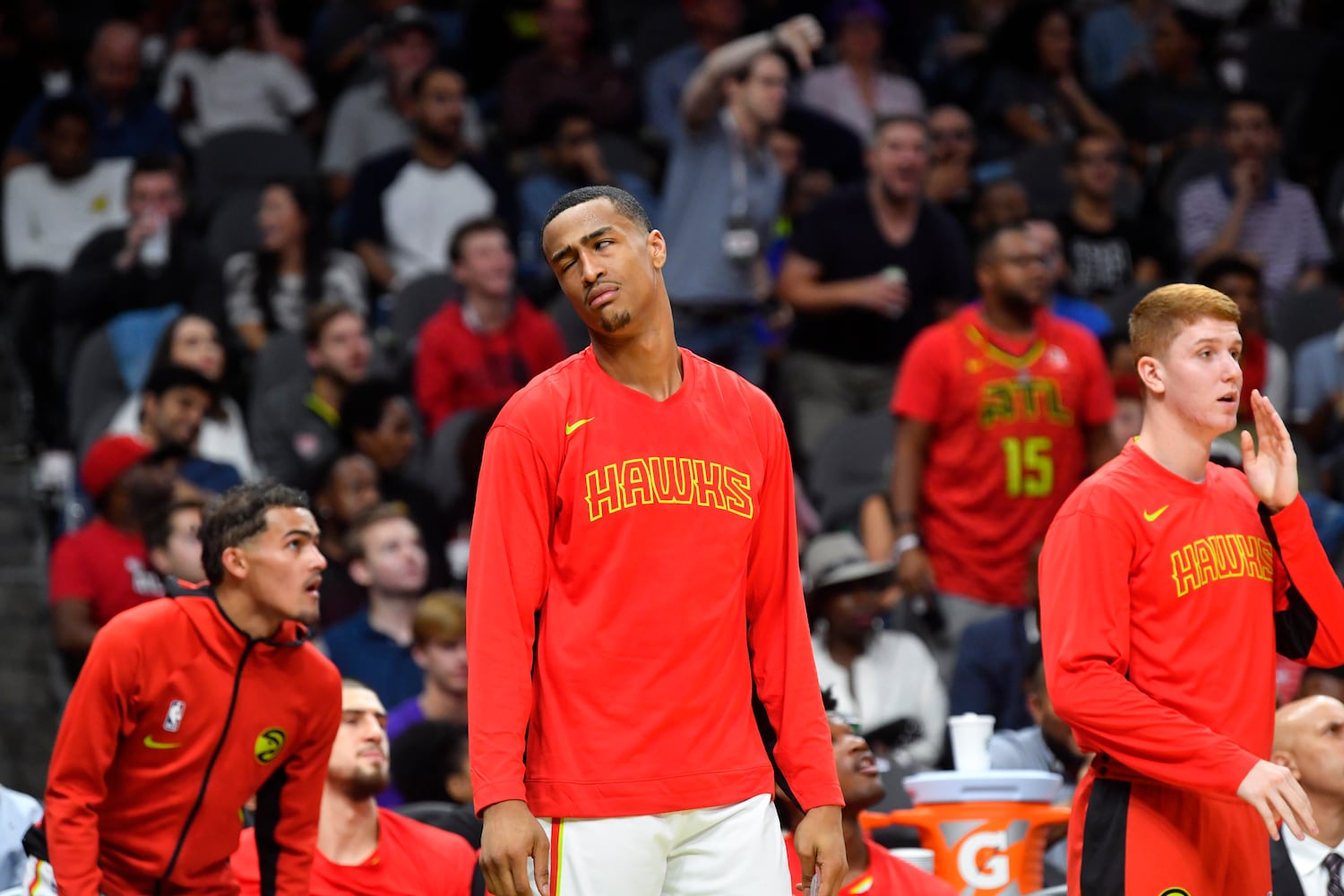 Photos: Hawks host Pelicans in preseason opener