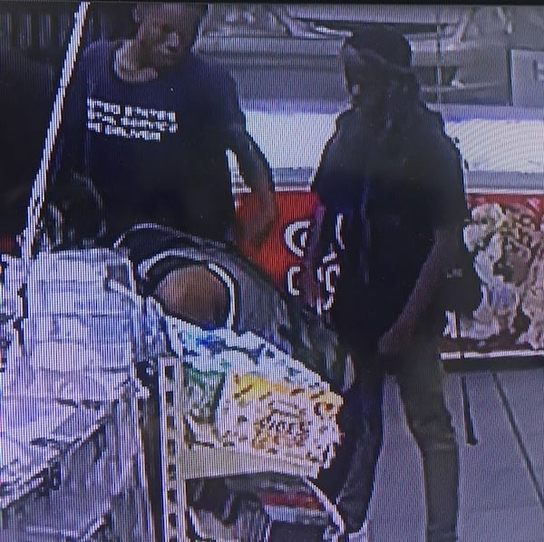 The two suspects were seen inside the BP station at the corner of North Avenue and Spring Street, according to Georgia Tech police.