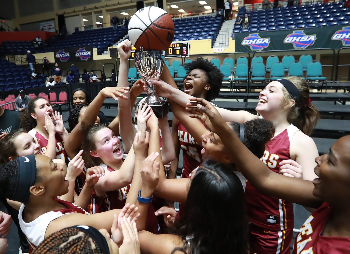 Photos: High school basketball teams sew up state titles