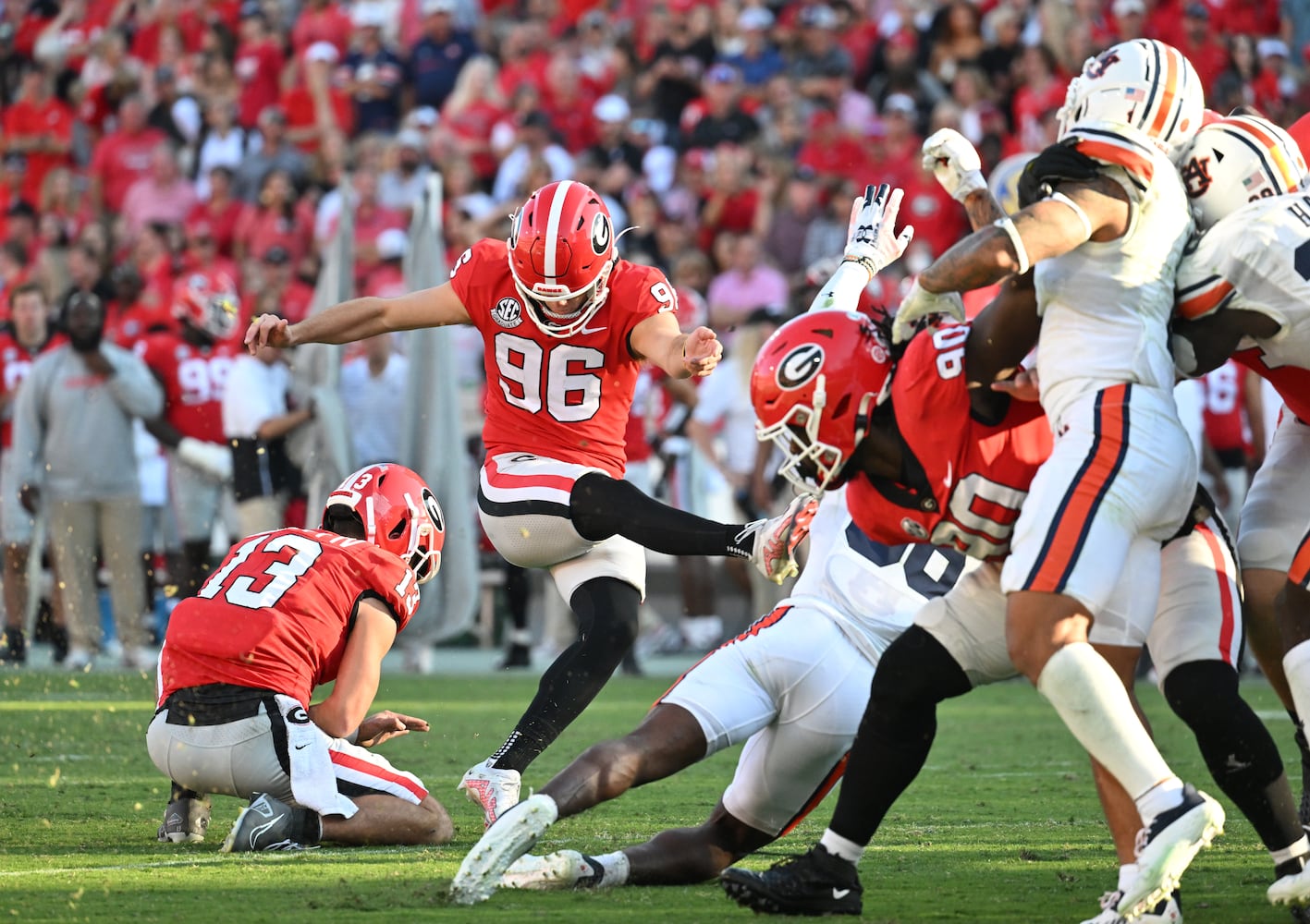 Georgia vs Auburn football