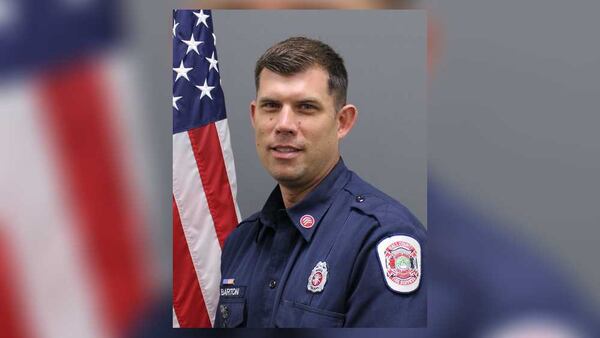 Hall County fire Sgt. Jonathan Barton