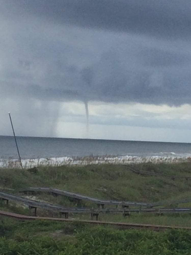 Waterspout off St. Johns County coast