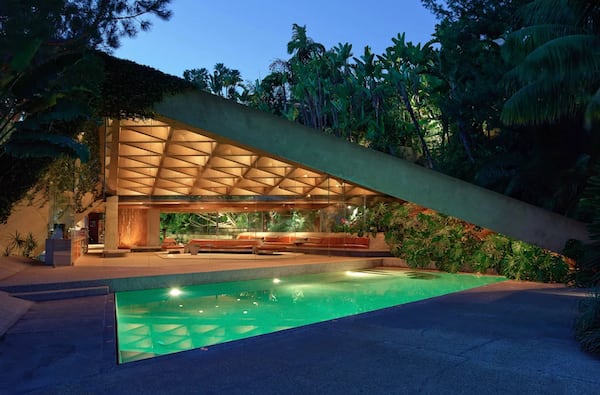 The Sheats-Goldstein Residence, a 1960s-era landmark private estate near Beverly Hills, is known for its appearances in several movies, TV shows and music videos. In 2016, it's owner James Goldstein donated the residence to the Los Angeles County Museum of Art.