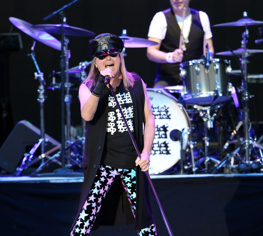 -- Cheap Trick
The legendary Rod Stewart energized a sold out crowd at Ameris Bank Amphitheatre on Wednesday, August 31, 2022 with Cheap Trick as the opening act.
Robb Cohen for the Atlanta Journal-Constitution