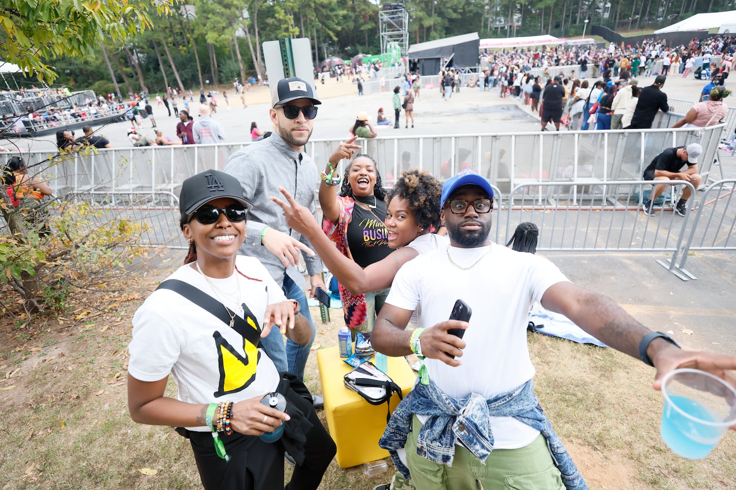 Crowd scene at the 2024 One Musicfest in Central Park