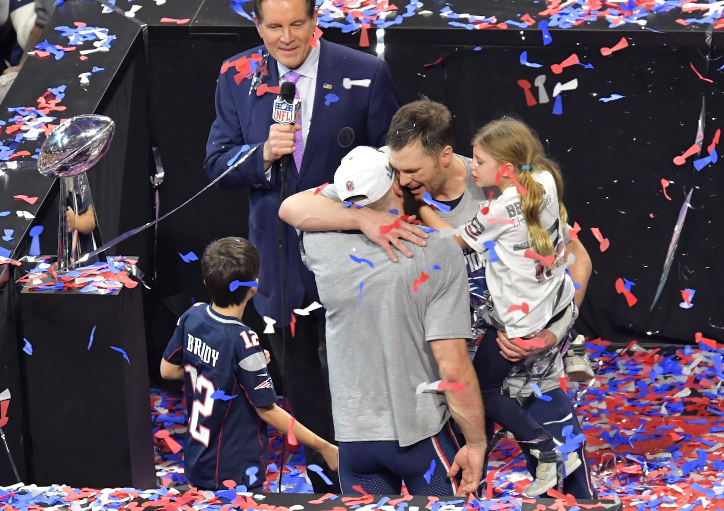 Photos: Celebration and dejection at the Super Bowl