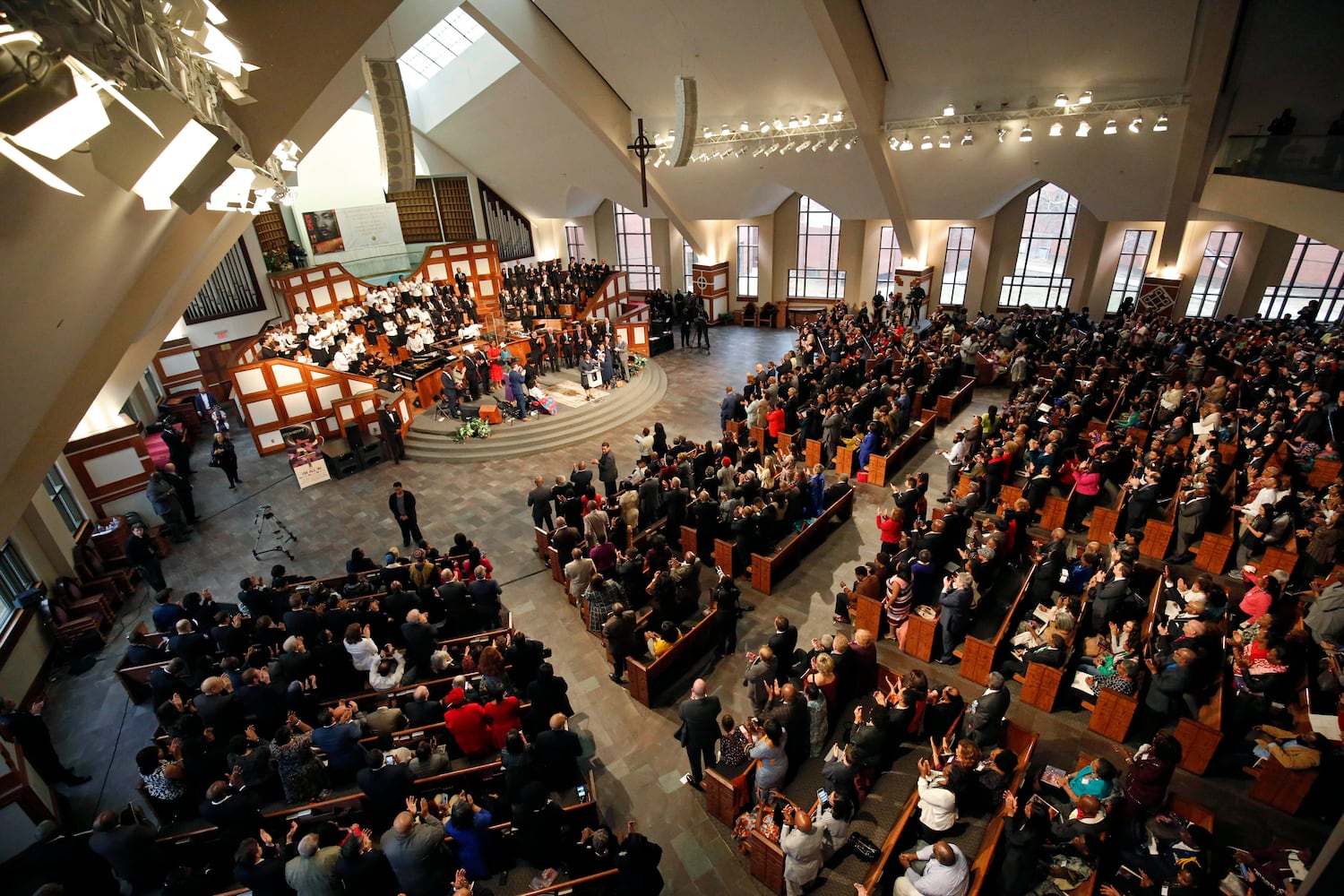 Honoring Martin Luther King's legacy at Ebenezer Baptist Church