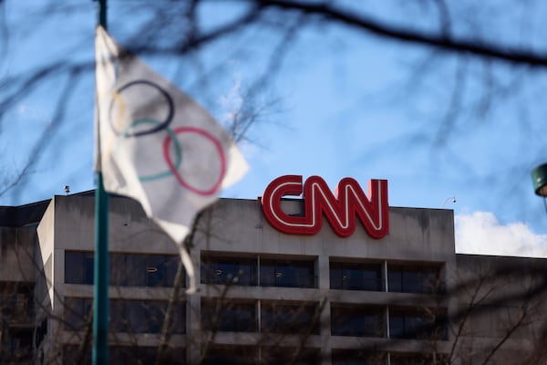 THE OLD CNN Atlanta: The exterior CNN logo is seen from Centennial Olympic Park in Downtown Atlanta on Thursday, January 19, 2023. For over 35 years, CNN Center was a landmark downtown, and now the network moved Atlanta operations to its Techwood Turner campus in Midtown. Miguel Martinez / miguel.martinezjimenez@ajc.com