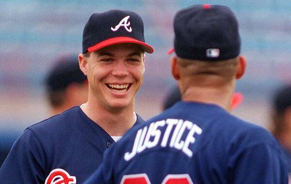 Kevin Maitan has been compared to, gulp, a young Chipper Jones. (Phil Skinner/AJC file photo)