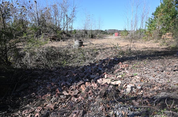 Right now, the land is an unassuming mix of bricks and trees. (Hyosub Shin / Hyosub.Shin@ajc.com)