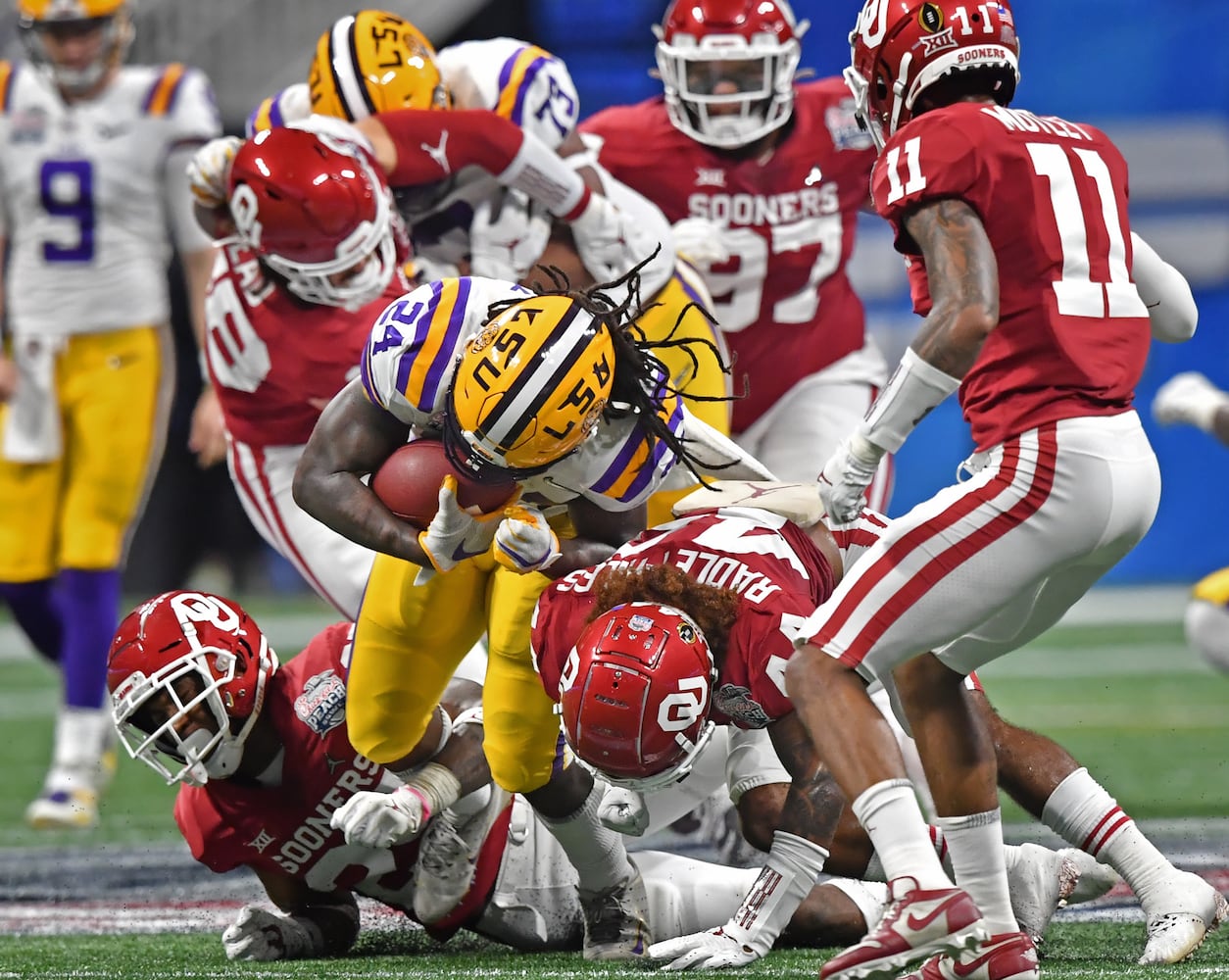 Photos: LSU, Oklahoma meet in Peach Bowl in Atlanta