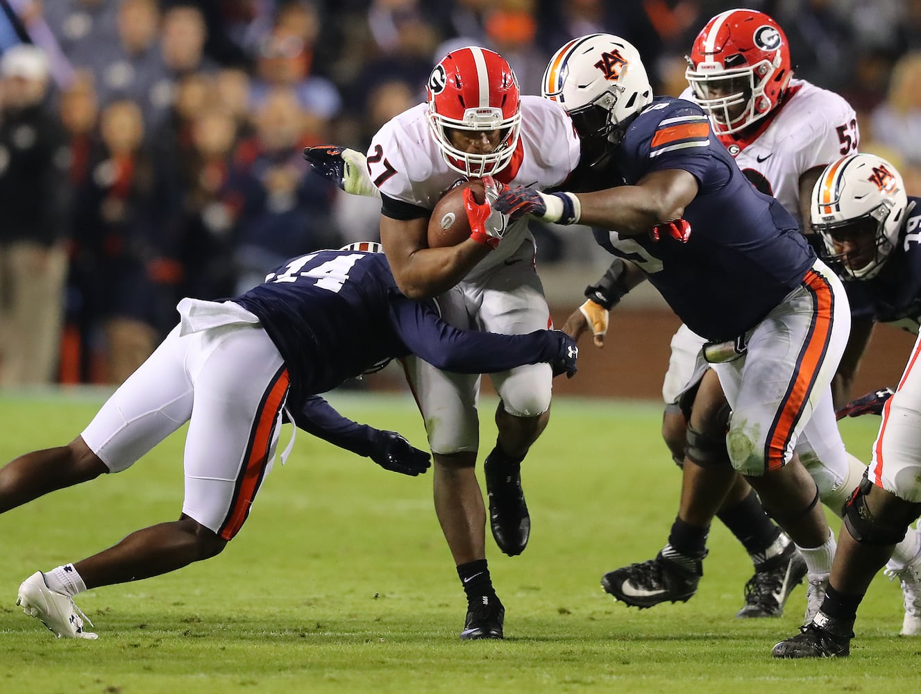 Photos: Bulldogs are crushed by Auburn