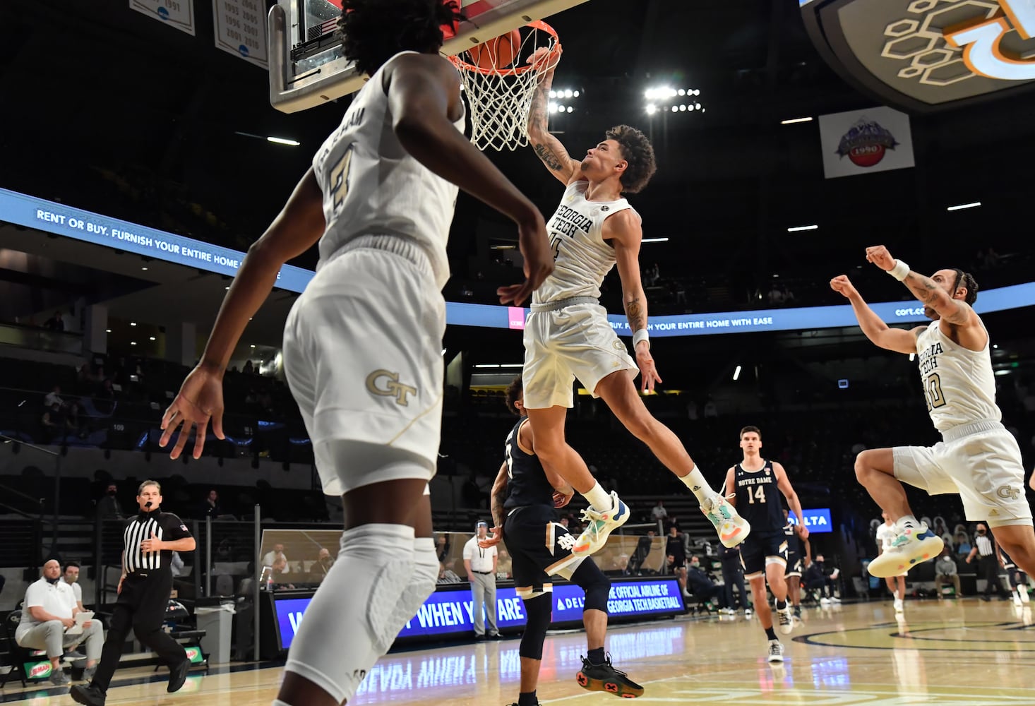 Georgia Tech-Notre Dame basketball game